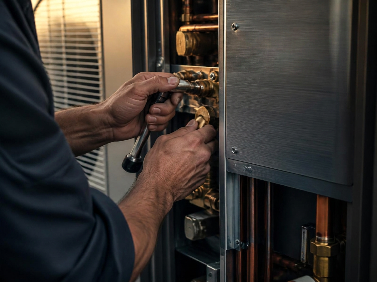 Craftsman-level HVAC installation work